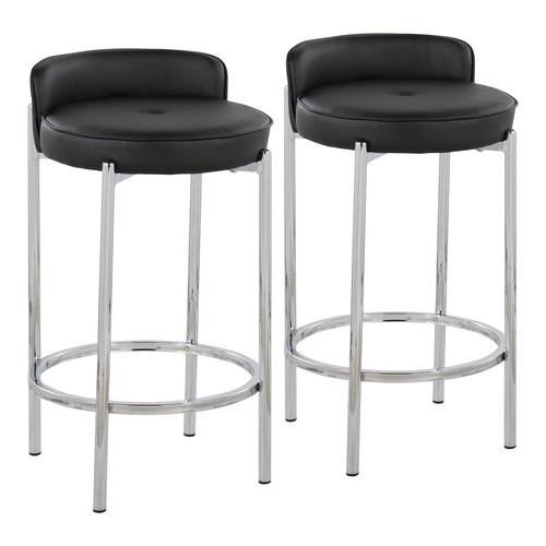 Chloe 26" Fixed-height Counter Stool - Set Of 2